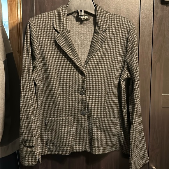 Size S, black and grey pattern blazer - Picture 1 of 4